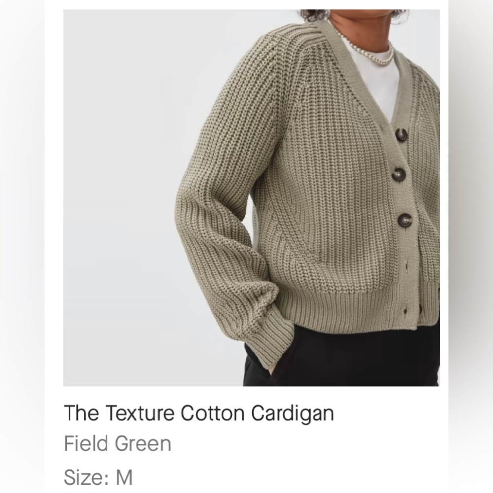 Everlane Texture Cotton Cardigan